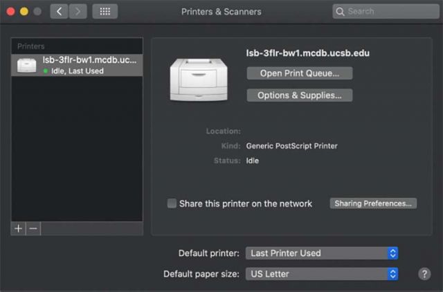 Printer added