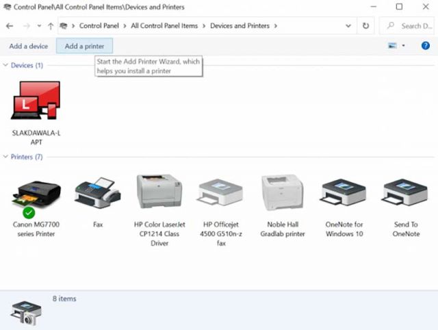 Add new printer